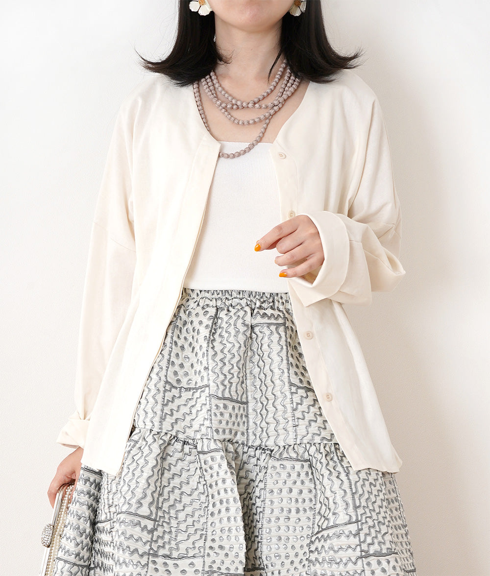 【SALE】Linen shirt jacket you want to wear every day