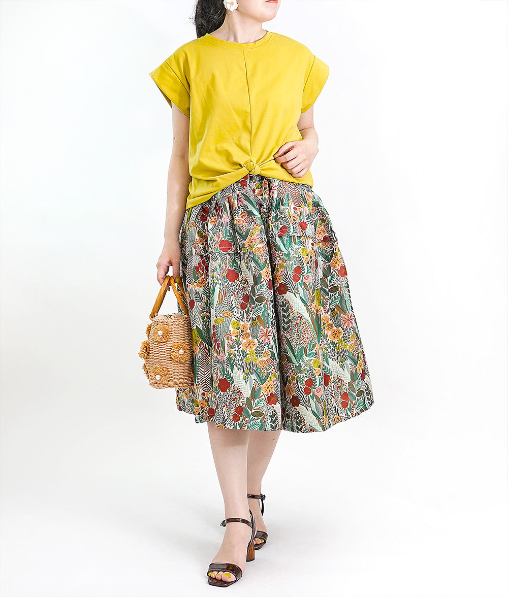 【SALE】Excellent cut and sew of twist gather