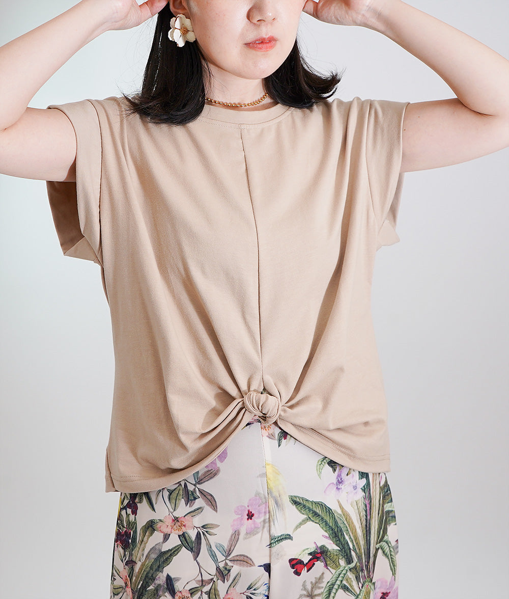 【SALE】Excellent cut and sew of twist gather