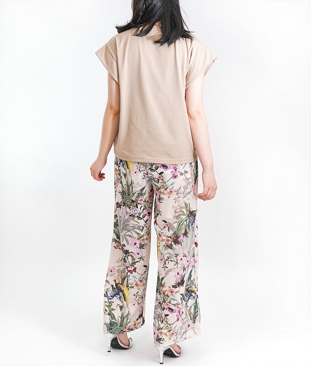 【SALE】Excellent cut and sew of twist gather