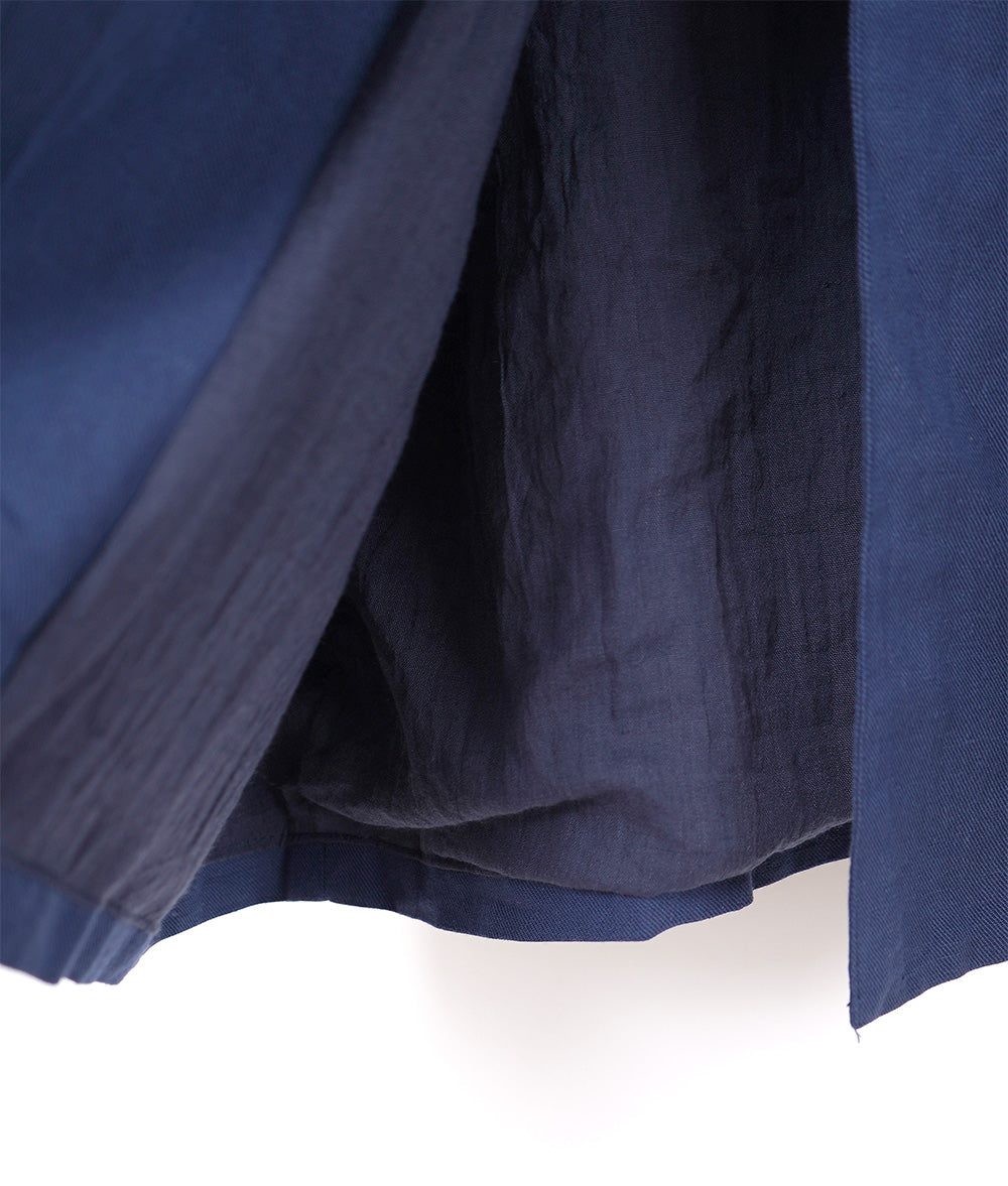 【SALE】Cotton linen long shirt dress