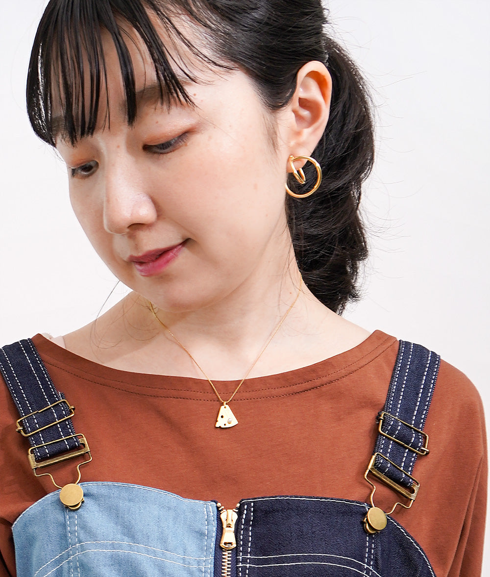 【SALE】Delicate overlapping hoop clap earrings
