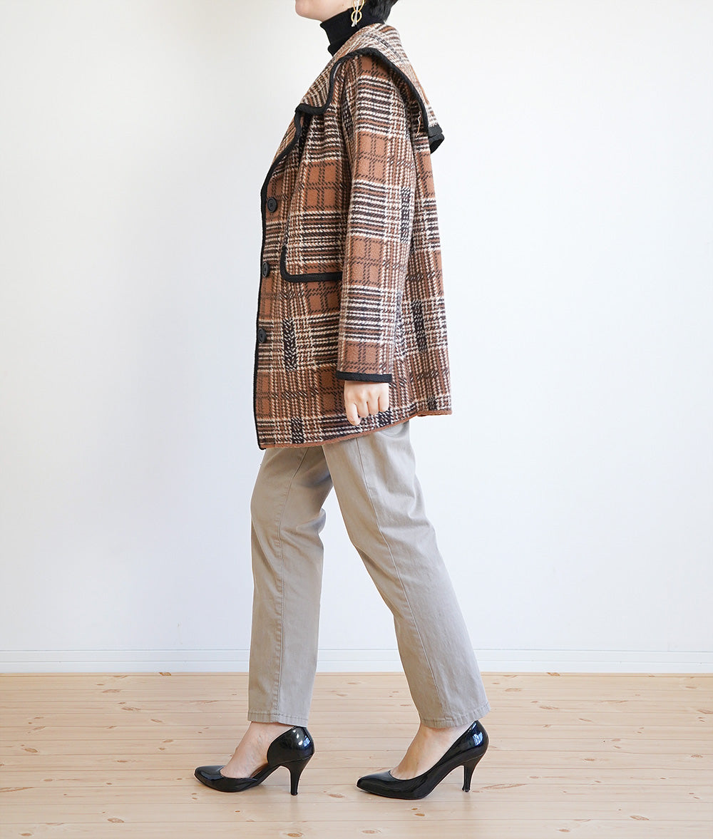 【SALE】Simple stretch cotton chinos