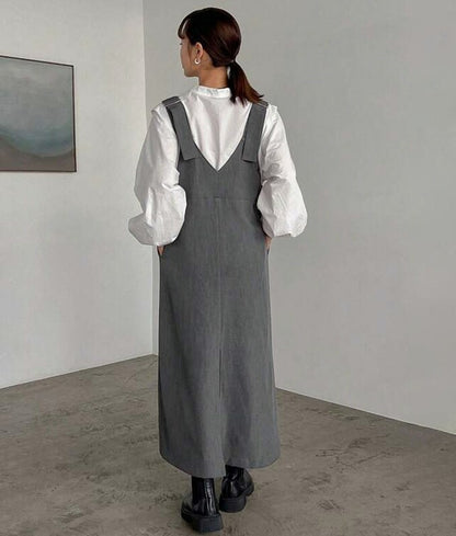 Gray I-line dress