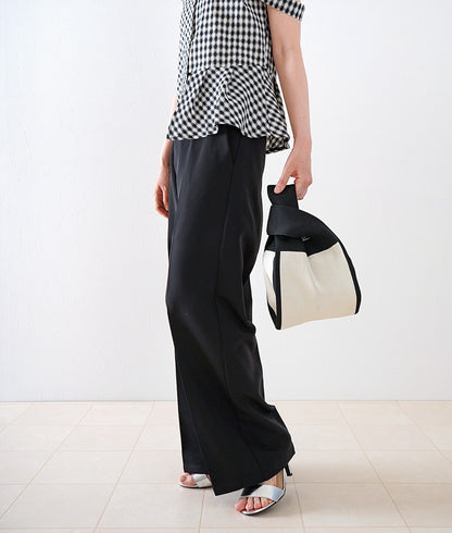 Two-tone knit bag