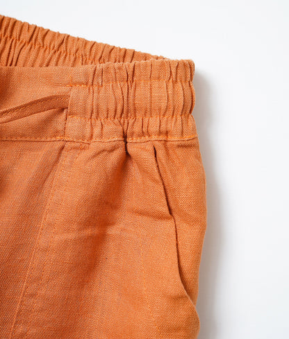 Mature Linen Blend Baker Pants