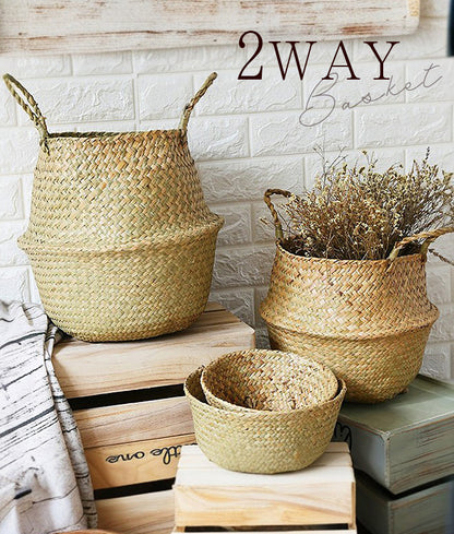 Versatile basket that can be folded