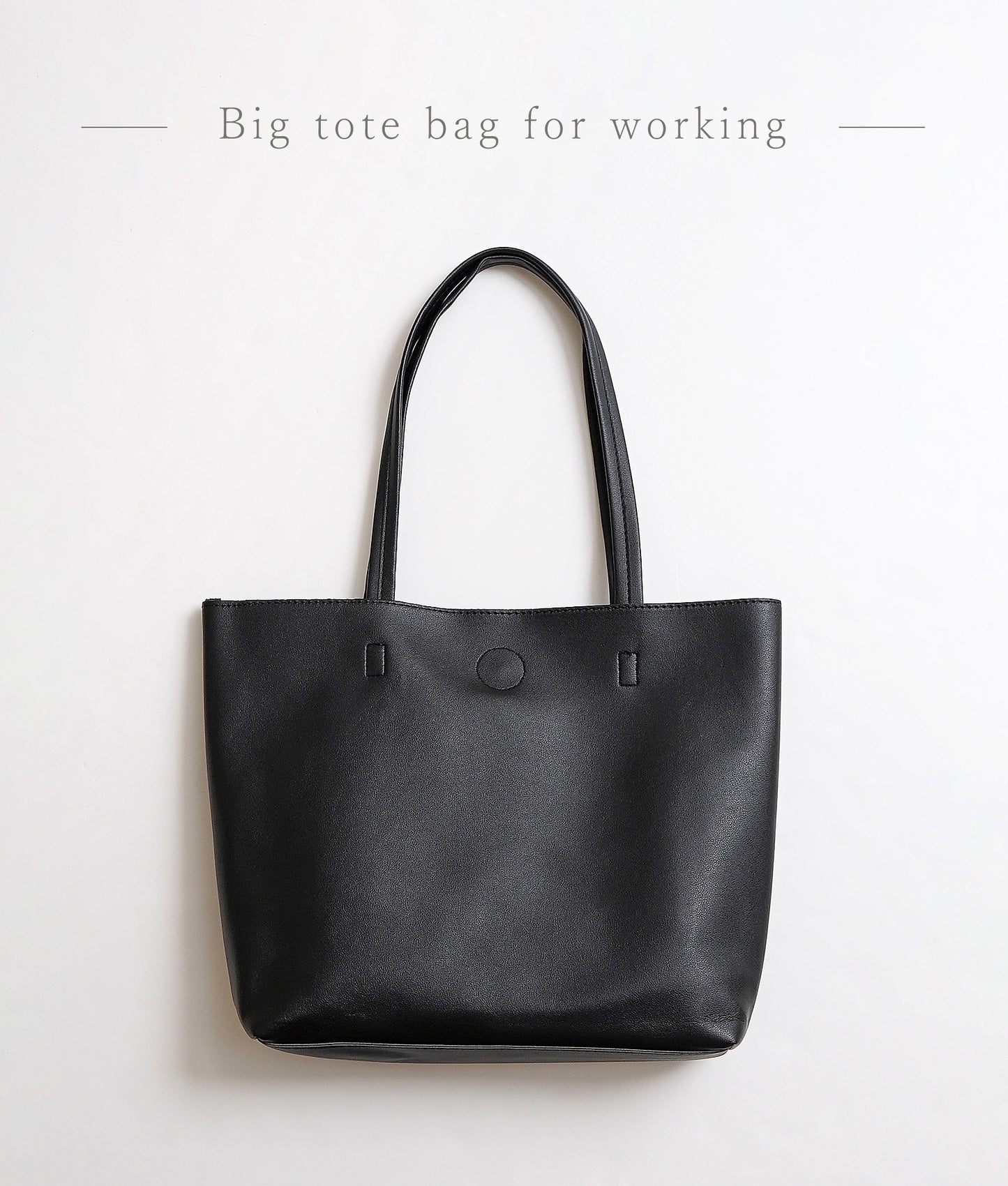 Big tote bag for working