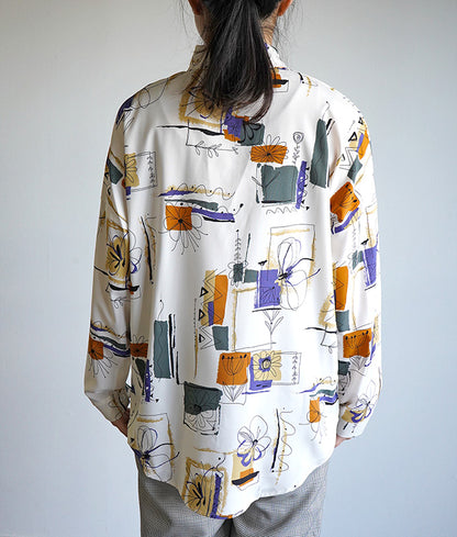 Art pattern blouse
