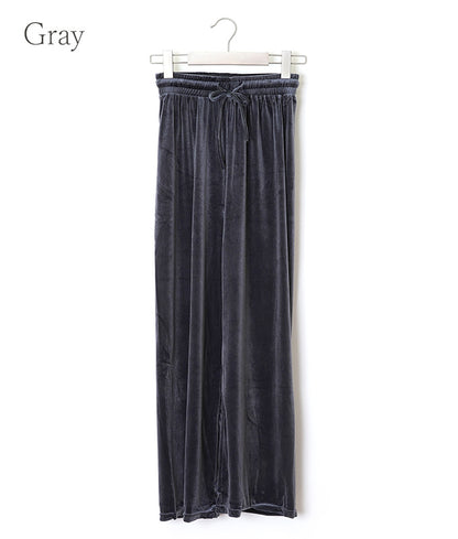【SALE】Velor wide pants