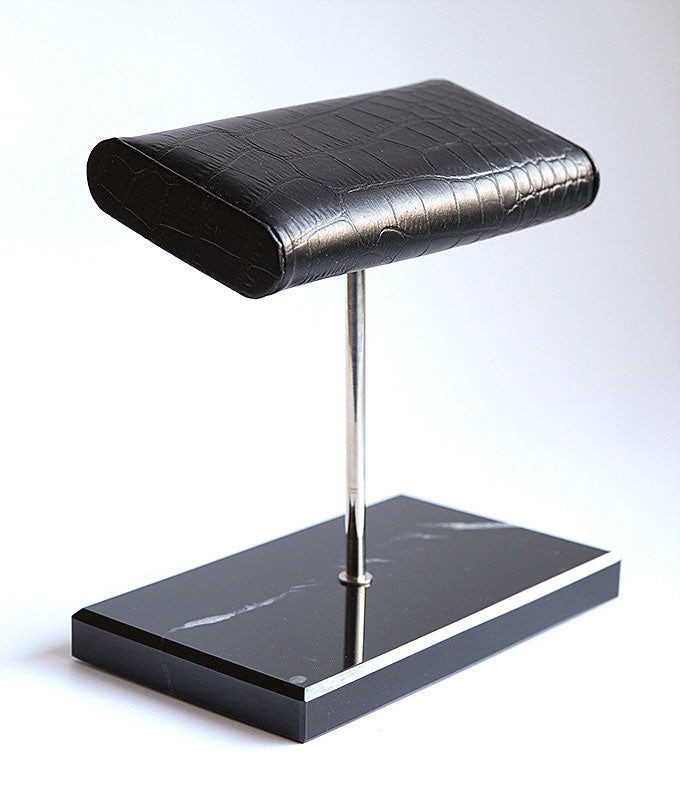 Leather and marble watch stand(L)