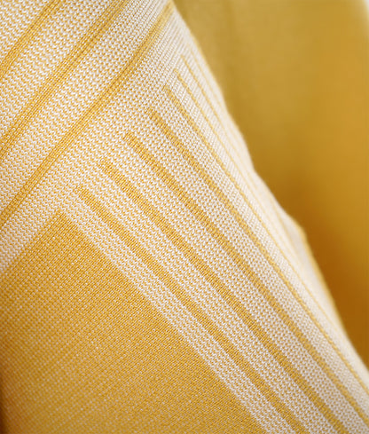 Dolman knit with border stripe trim