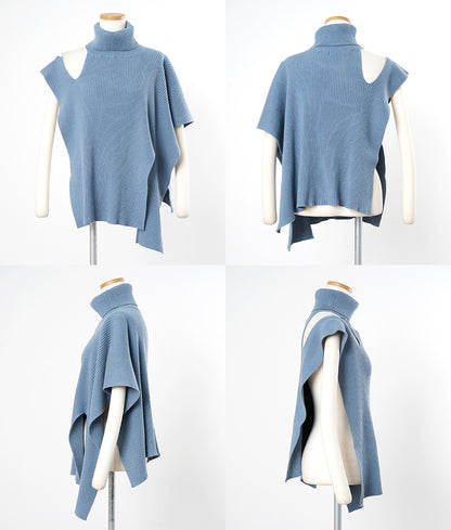 【SALE】Exquisitely balanced asymmetric knit