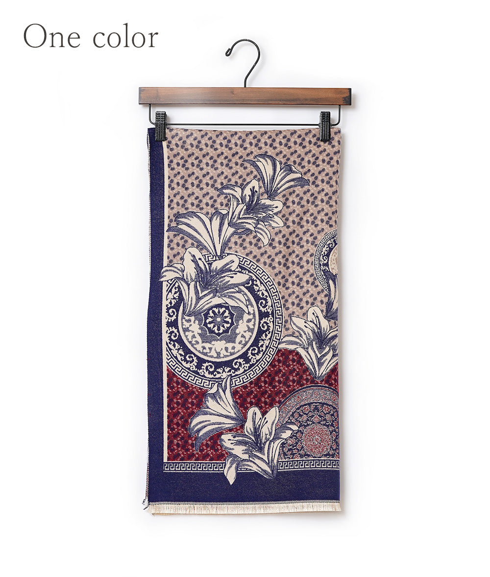 Moroccan flower oversized stole