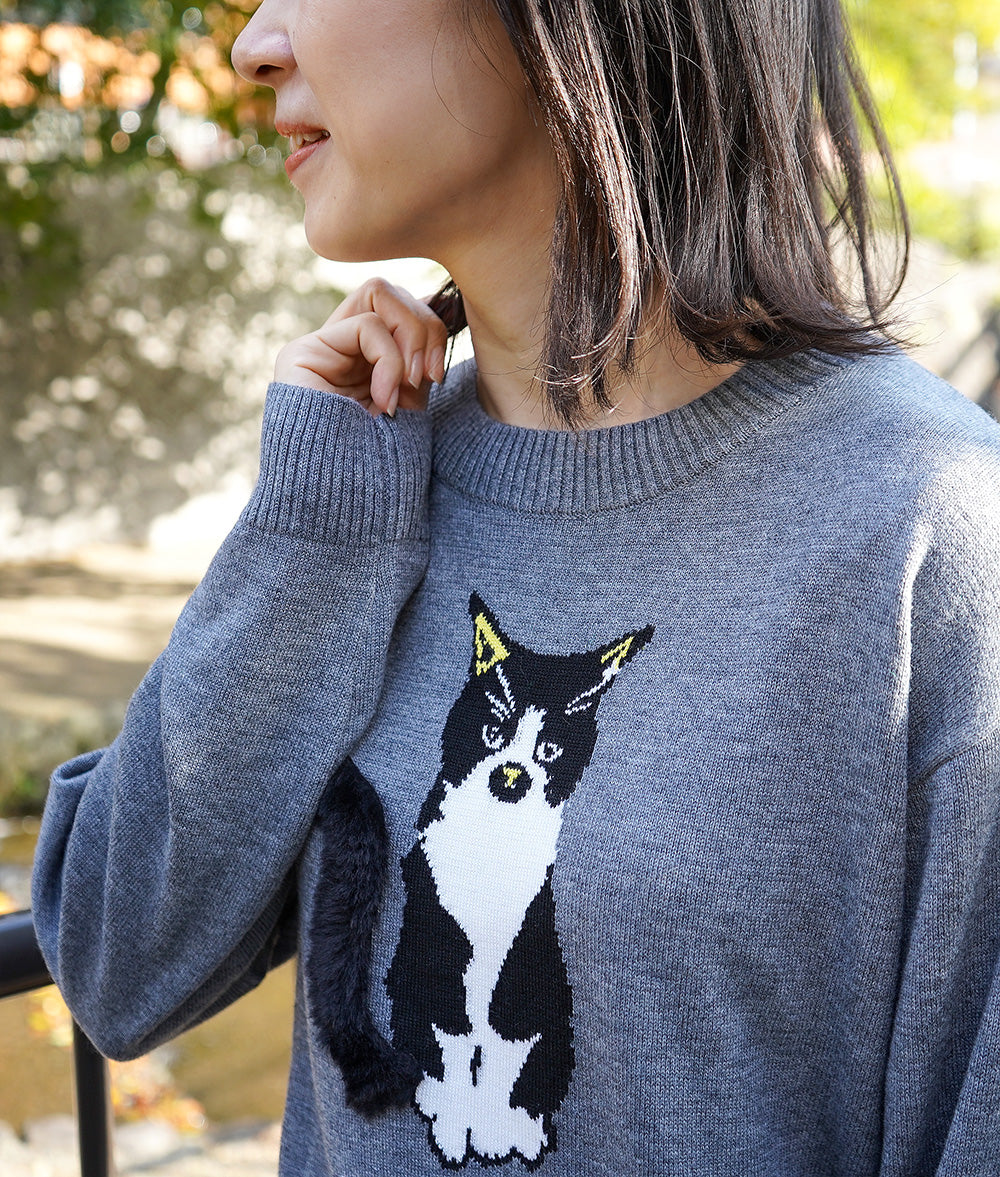 A must-see for fashionistas! cat knit