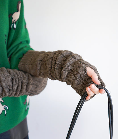 Cable Braided long arm warmers