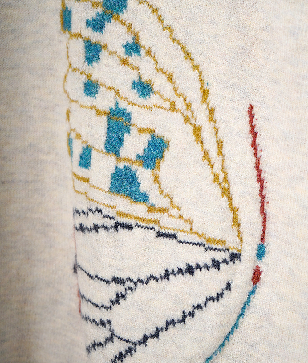 Butterfly knit vest