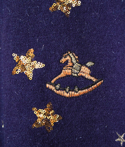 Night Sky Stars and Carousel Knit