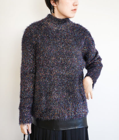Knit with shining multi-lame