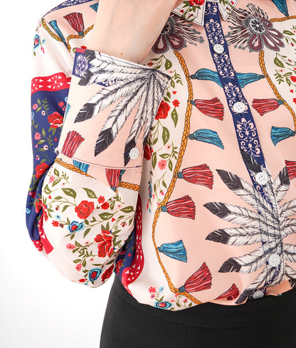 Pattern x pattern x pattern shirt packed with retro