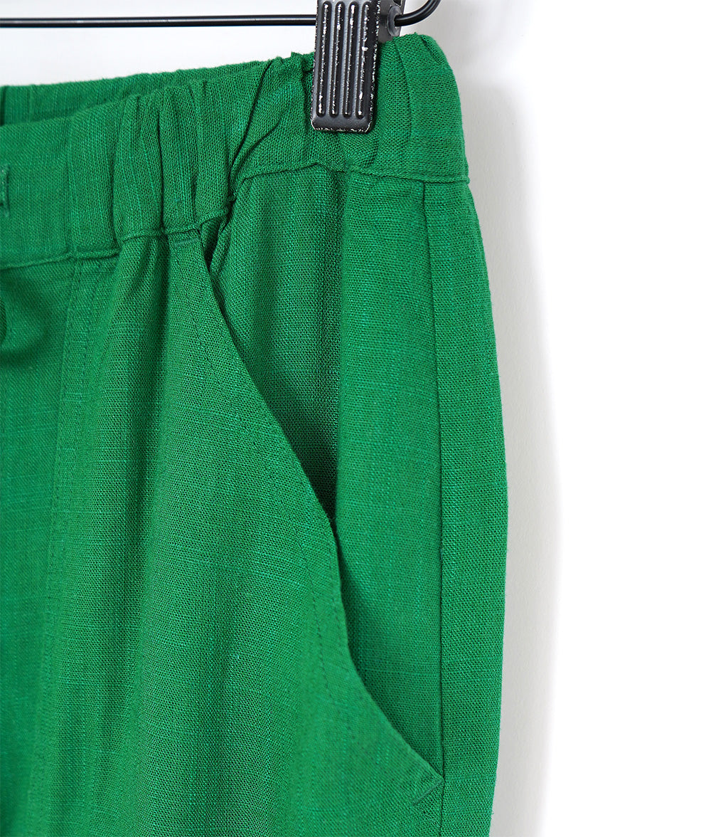 Green linen rayon pants